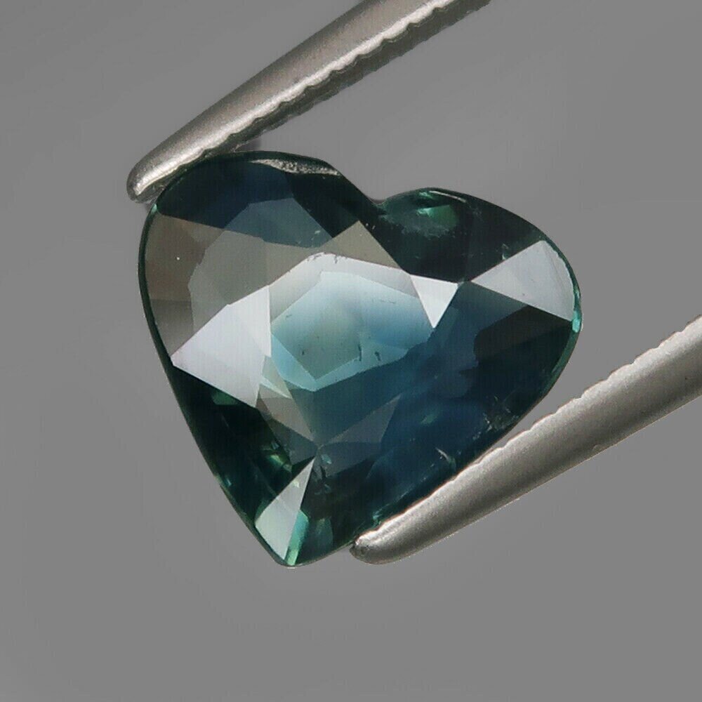 Blue Sapphire Heart, 2.05 cwt. Earth Mined. See Video