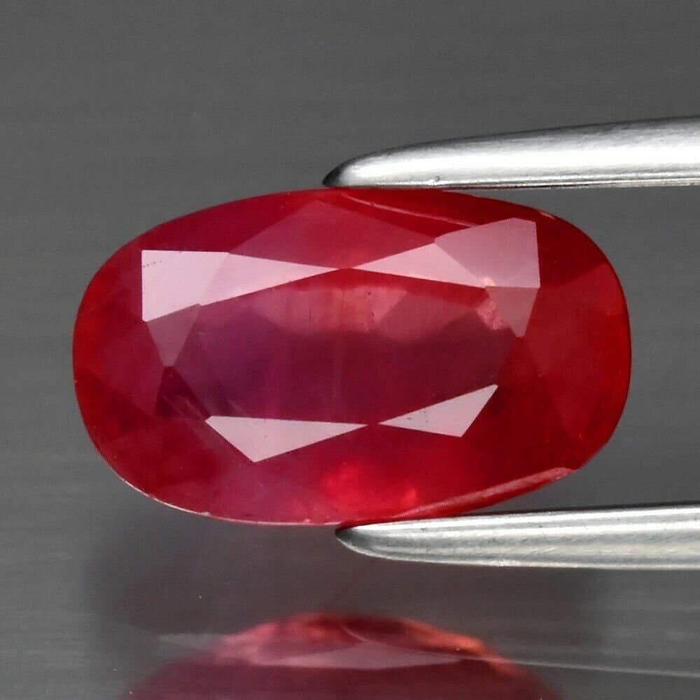 Ruby. 1.65cwt. Natural Earth Mined.  8.7X5X3.5mm. July Birthday