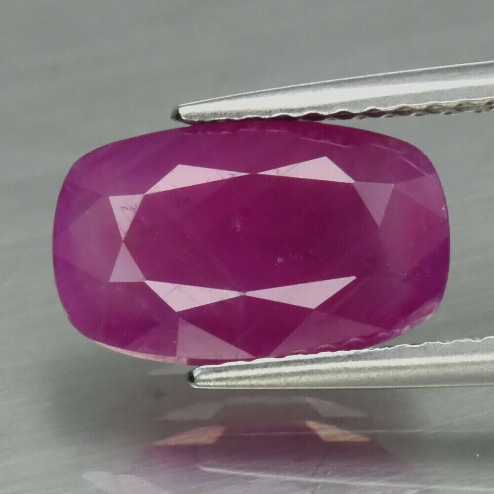 Ruby. 3.75cwt. Natural Earth Mined .11.2X7X4.6mm. No evidence of Heating. See Video