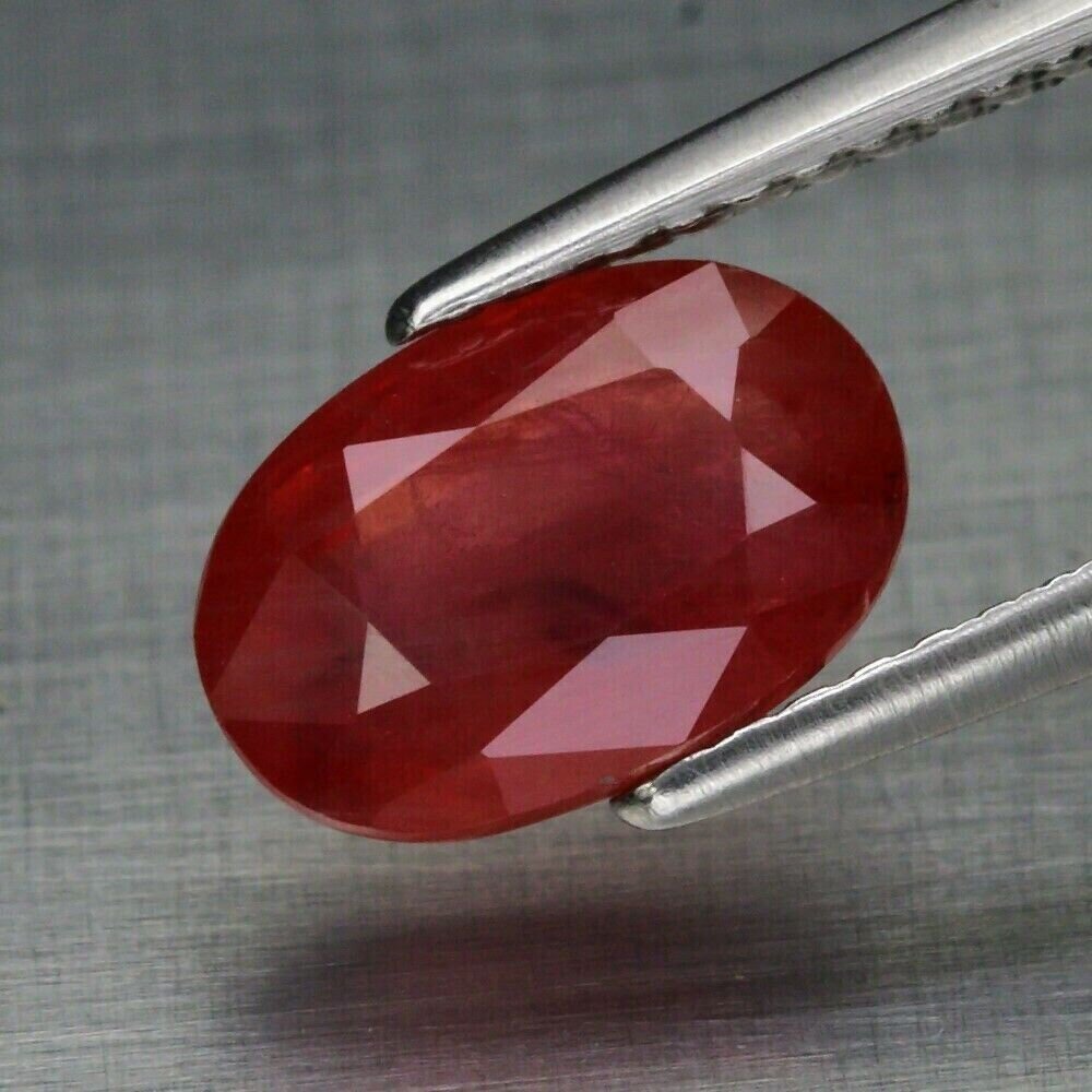 Reddish Orange Sapphire  2.4cwt.  Natural Earth Mined . September Birthday.