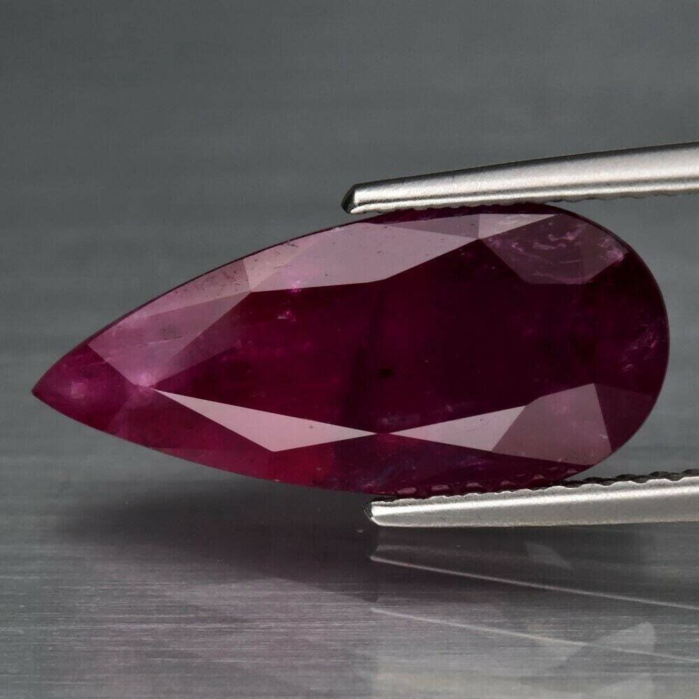 Ruby. 4.91 cwt. Natural Earth Mined . Master Valuer Appraised for $800. See Video