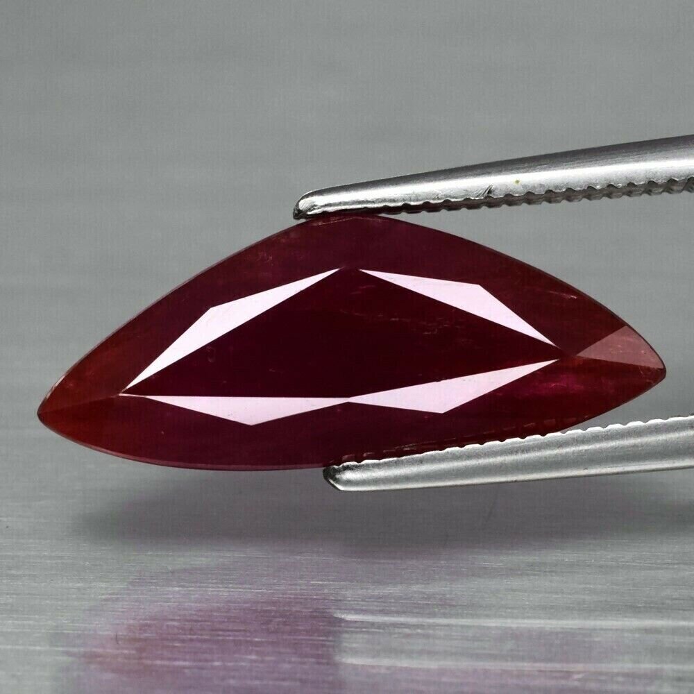 Ruby. 5.12 cwt. Natural Earth Mined Ruby. Master Valuer Appraised for  $960. See Video