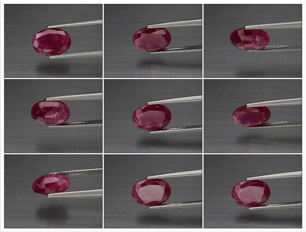 Ruby. 2.23cwt. Natural Earth Mined . July Birthday 9.4x6.7x3.5 mm. See Video
