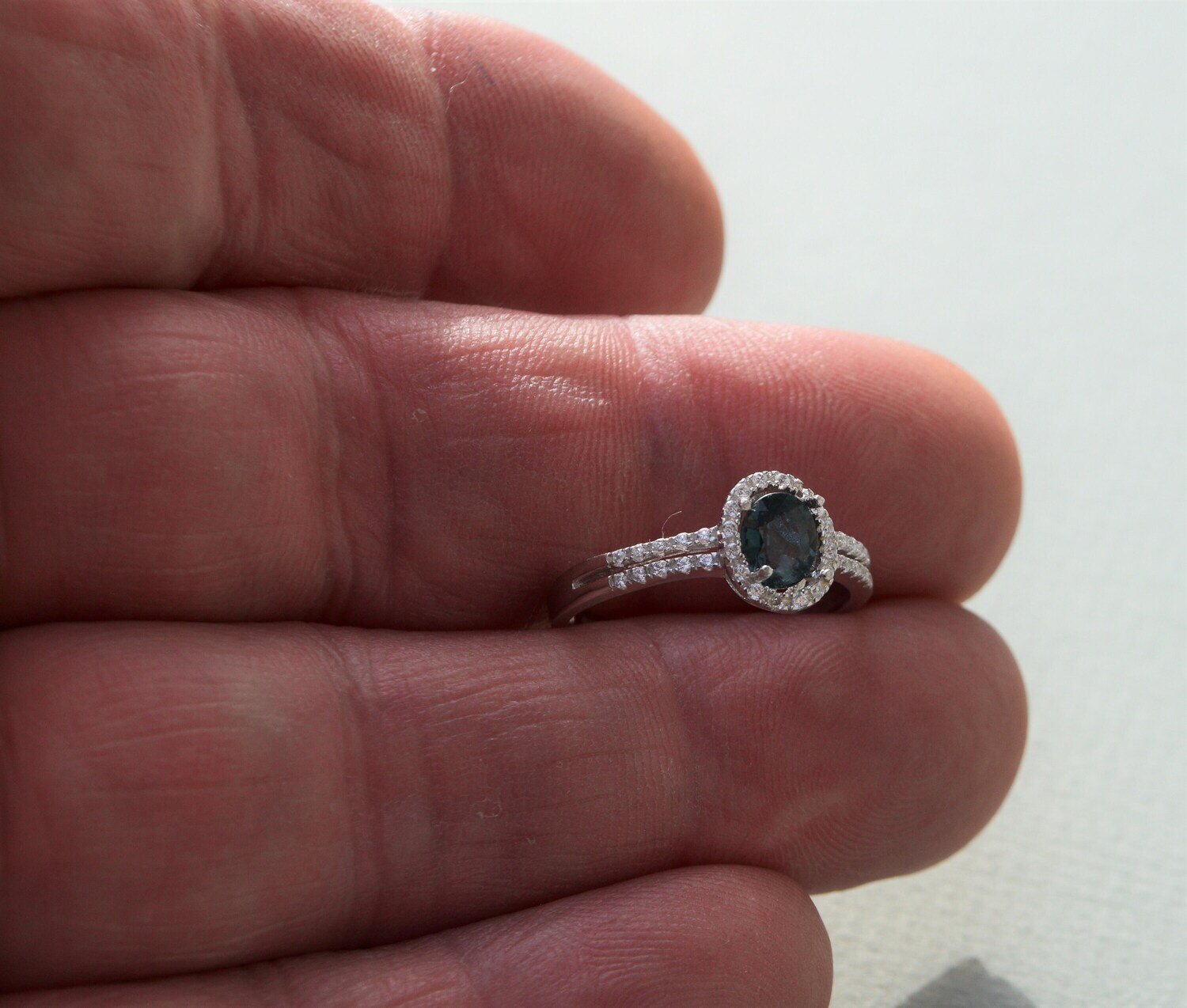 Size 8 Ring.  Sapphire Ring. A .85 cwt, Earth Mined Sapphire. September Birthday