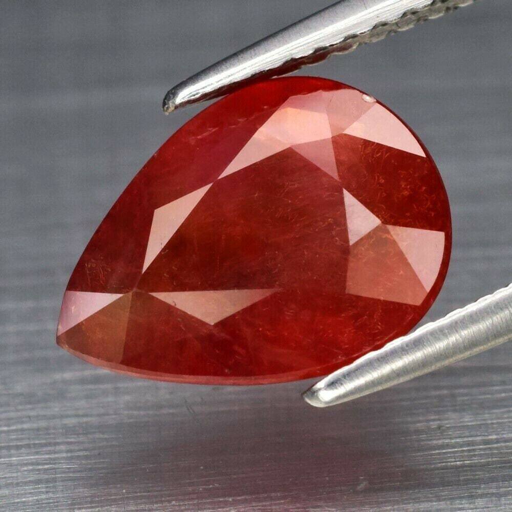Natural Earth Mined . A 2.97 cwt Orange Sapphire. September Birthday. See Video