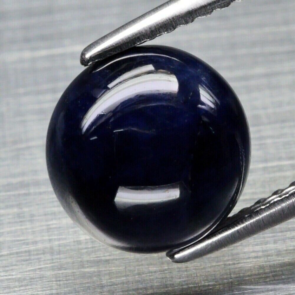 Blue Sapphire.  3.86 cwt Cabochon. Genuine Earth Mined. See Video
