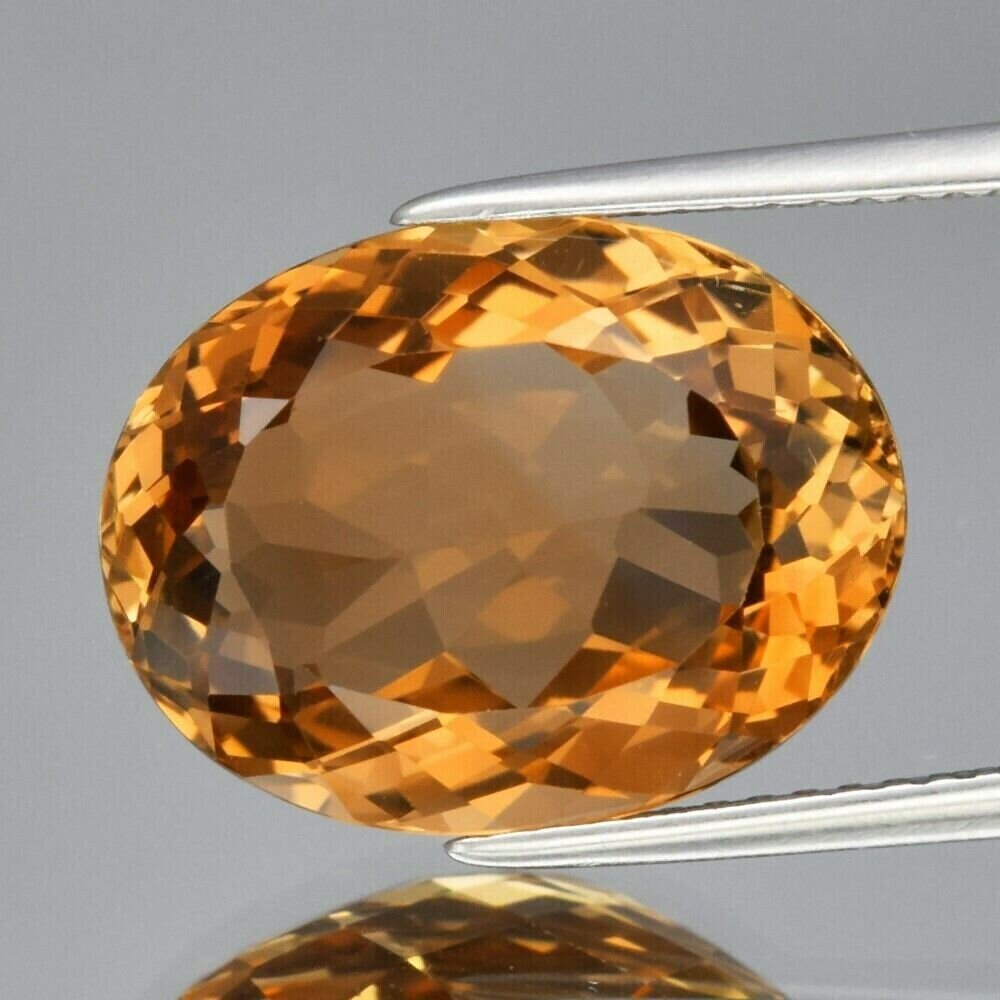 Topaz, 10.27cwt. Natural Earth Mined . November Birthday. 15.2x11.6x7.1 mm. See Video