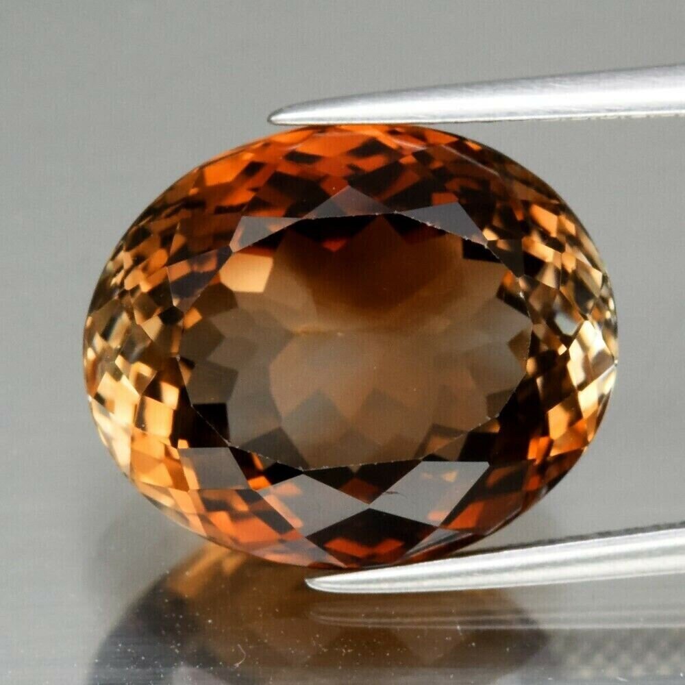 Topaz, 15.45cwt. Natural Earth Mined .  November Birthstone. 15.4x13x9.1 mm. See Video