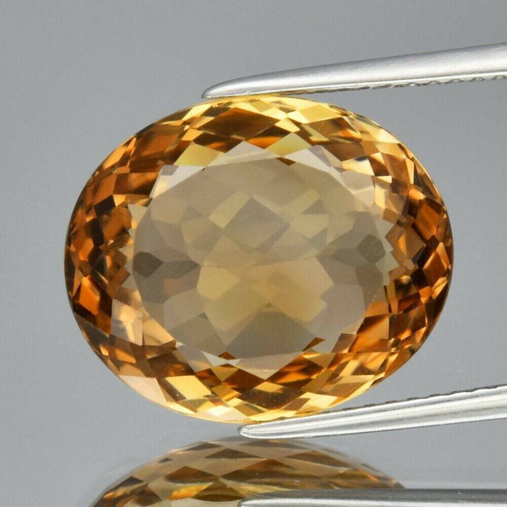 Topaz, 12.31cwt. Natural Earth Mined . November Birthstone. 15x12.5x7.3 mm. See Video