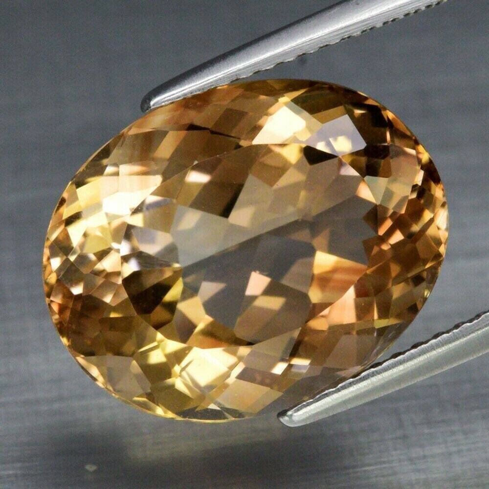 Topaz, 10.55cwt. Natural Earth Mined . November Birthday. 15x11.8x7.6 mm. See video