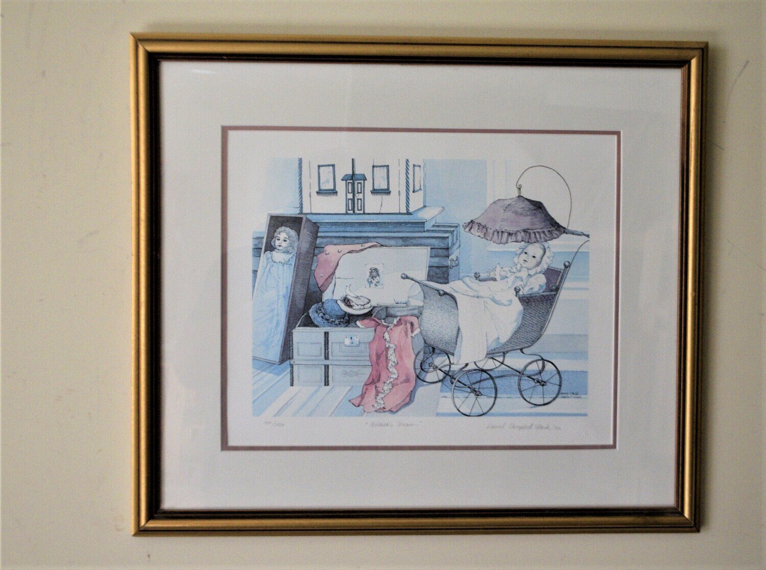Limited Edition  by Laurel Stark. &quot;Melissa&#39;s Dream&quot;. Signed and numbered, 154 of 250.
