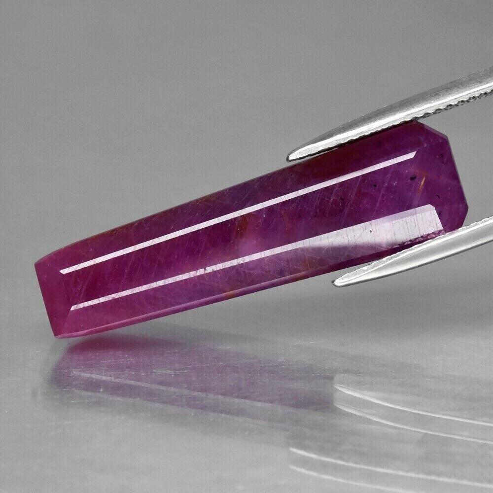 16.9 cwt Ruby.  Genuine Earth Mined. Unheated. 30.2x8.8x6.7 mm. See Video