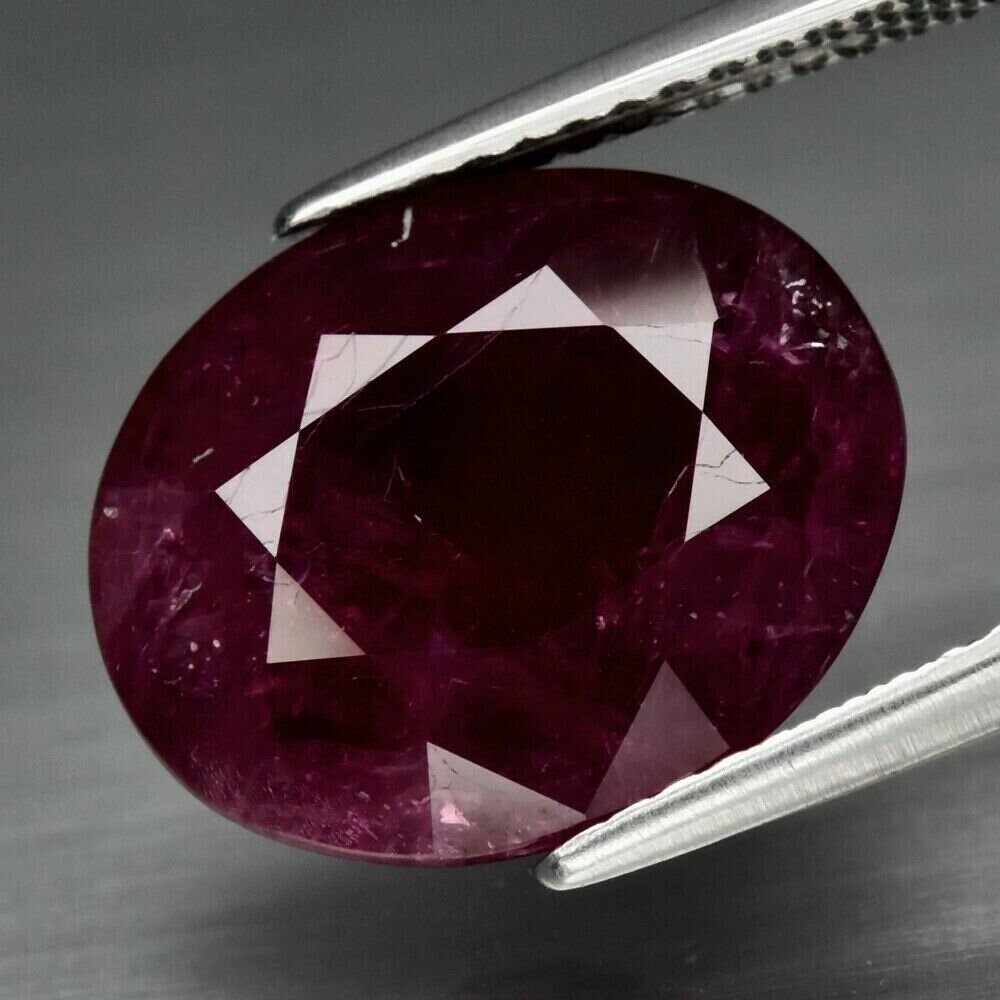 Ruby. 8.03cwt. Natural Earth Mined . July Birthday  13.4x11x6.4 mm. See Video