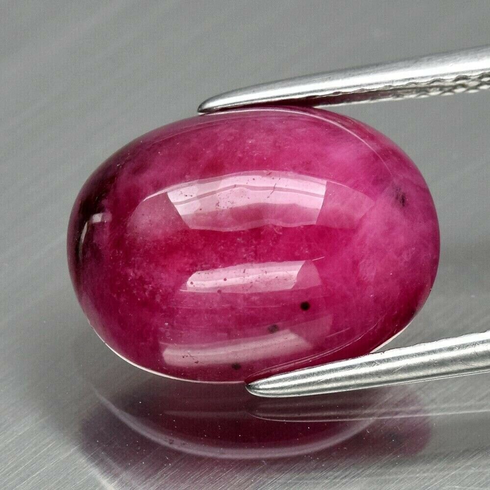 Ruby. 6.71 cwt. Natural Earth Mined . July Birthday. 12.6 x 9.6 x5.5mm. See Video