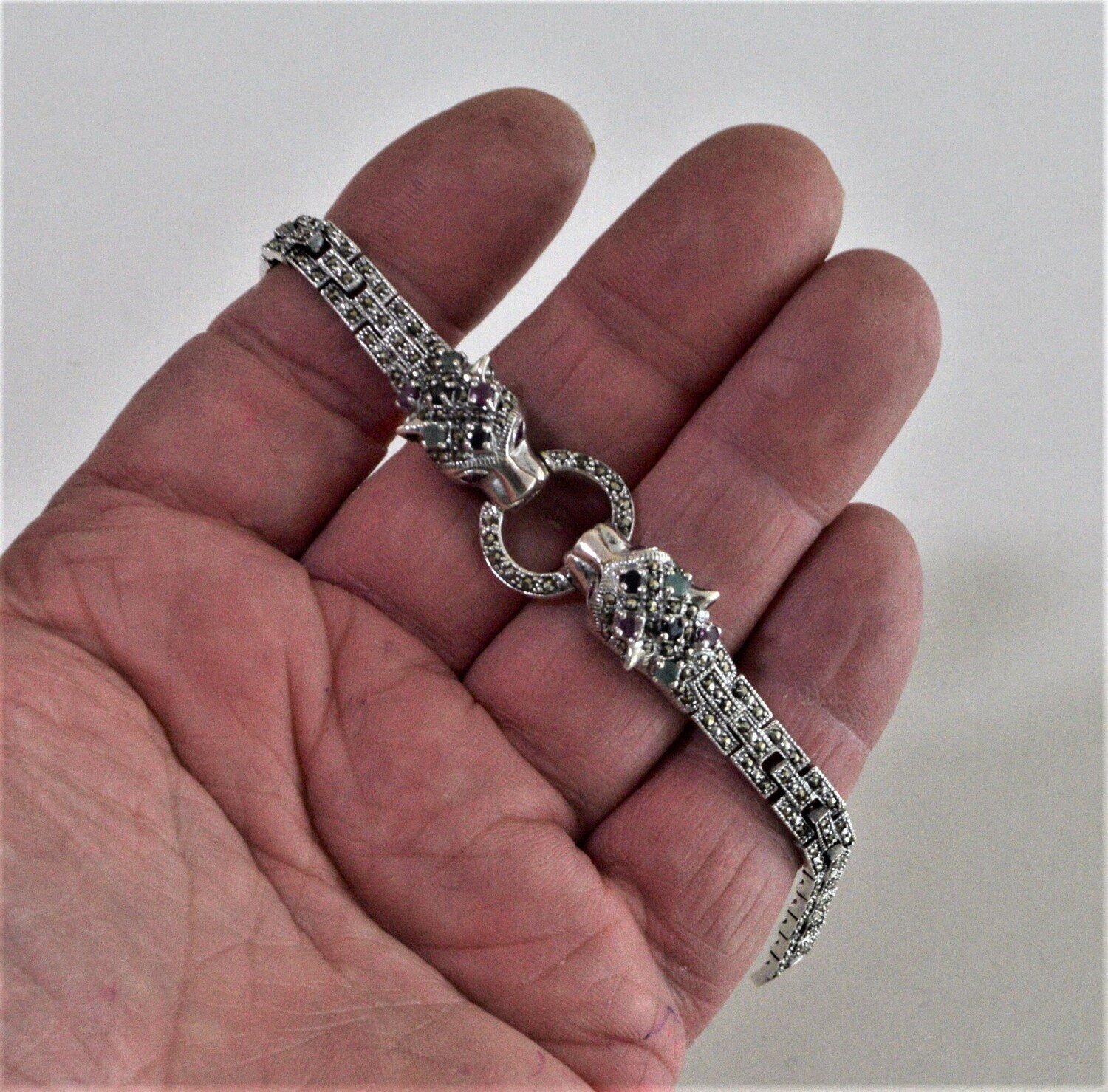 ON HOLD. Emerald Bracelet. Ruby Accents. Retail Replacement Appraisal $640