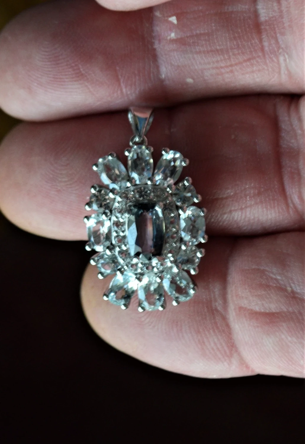 Sapphire Pendant. 1.90 Carat  Green Sapphire .  Independent  Master Valuer Appraised for $1,175 BEFORE SETTING. See Video