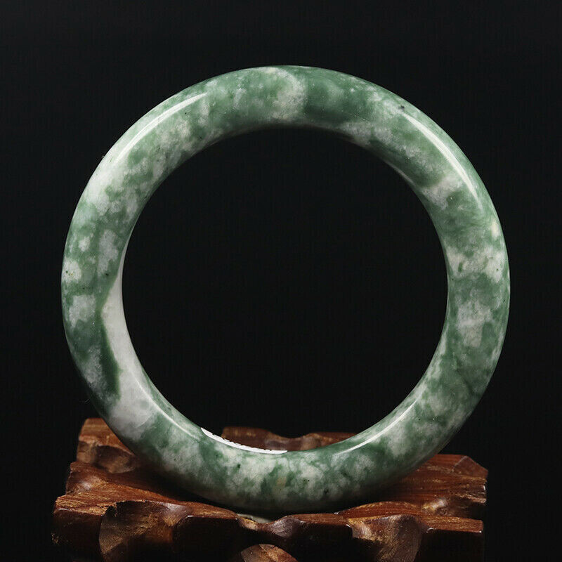 Hand Carved Quartz Bangle, 54mm Diameter, 10mm wide, 10mm thick.