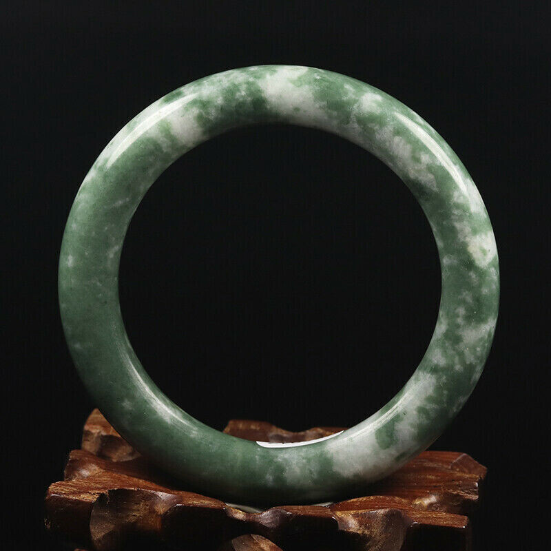 Hand Carved Quartz Bangle, 54mm Diameter, 10mm wide, 10mm thick.