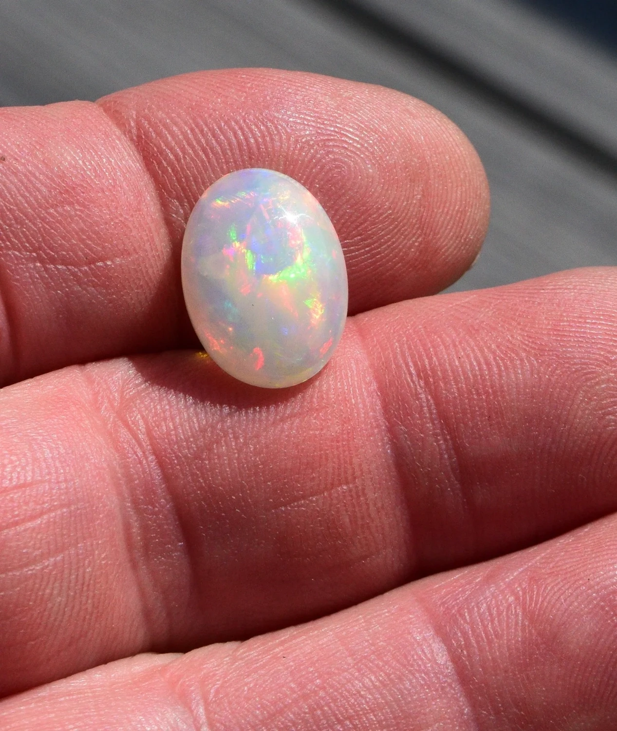 Opal Approx. 8cwt. Natural Earth Mined. 18x13x6.5mm. Appraised for$850 Unheated. SEE NOTE