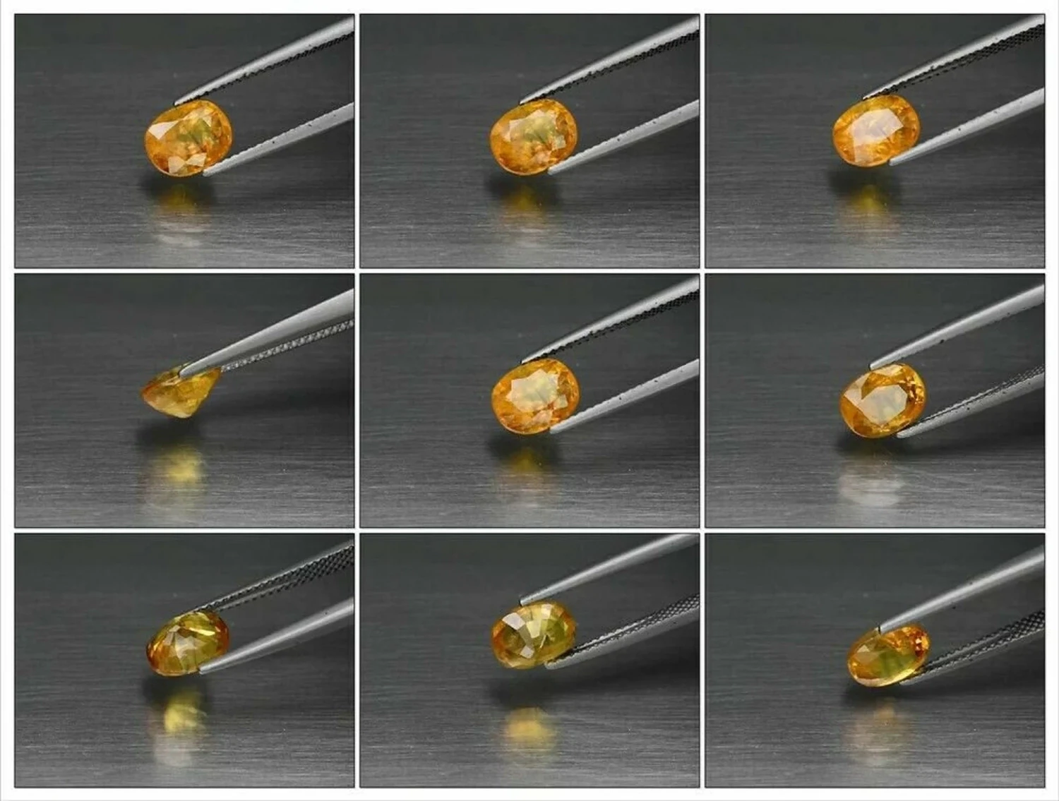 Sapphire, Yellow. Approx.  2.15cwt.  Natural Earth Mined.8.2x6.5x4.5mm. See Video