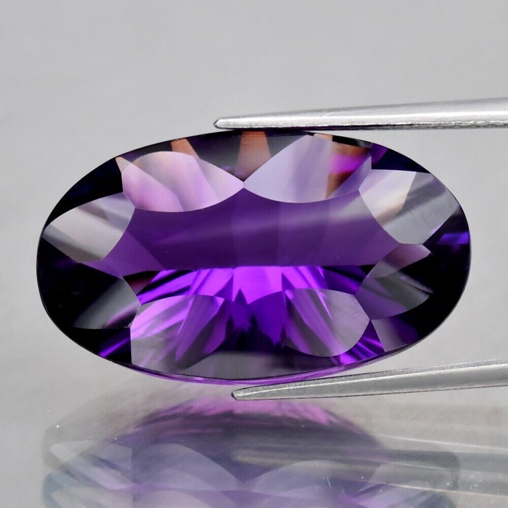 Amethyst, Approx. 13cwt.  Natural Earth Mined. 21.7x12.8x8mm. Unheated. February Birthday. See Video.