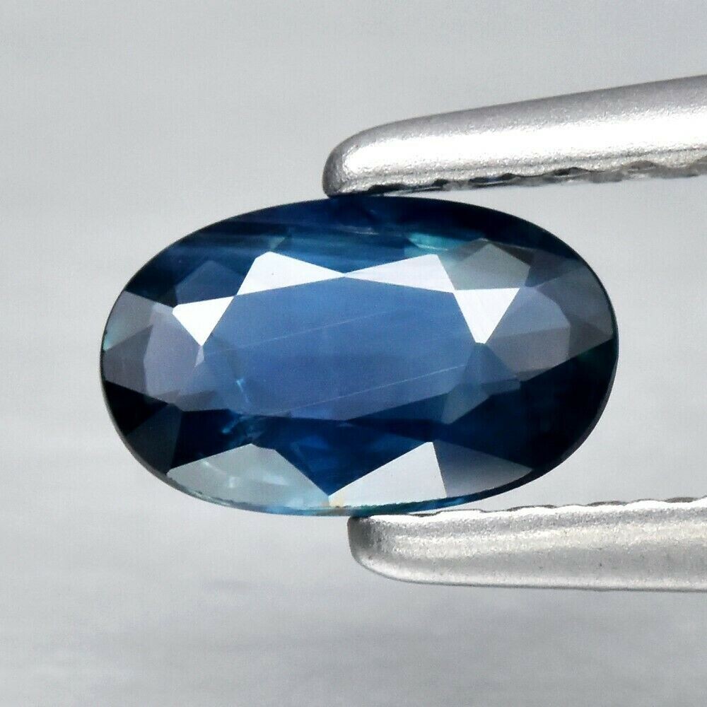 Blue Sapphire. Untreated, Natural Earth Mined 6x3.8x2.2mm .  September Birthday. See Video.