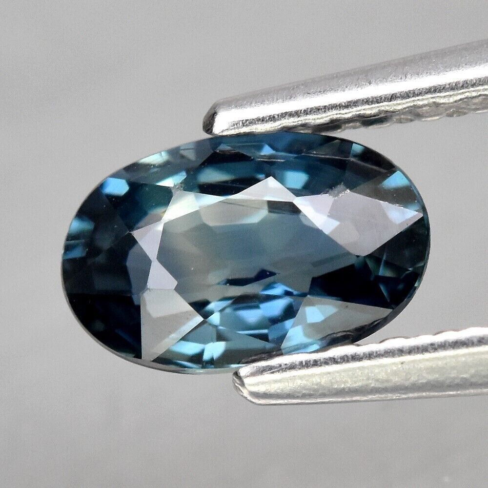 Bluish Green Sapphire. Untreated, Natural Earth Mined 6x4x2.8mm .  September Birthday. See Video.