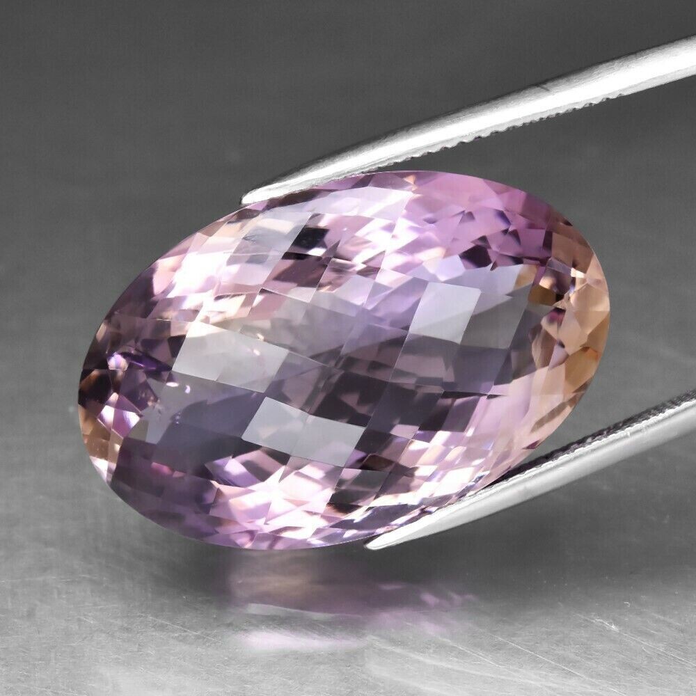 Ametrine. Approx. 29cwt.  Natural Earth Mined. 26.4x17.2x11.6mm. Unheated. See Video.