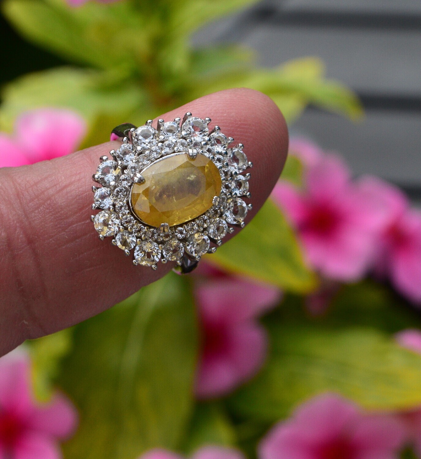 Genuine Earth Mined Sapphire Ring, Size 7. 4.6cwt. 11.2x8x5.3mm . September Birthday. See Video