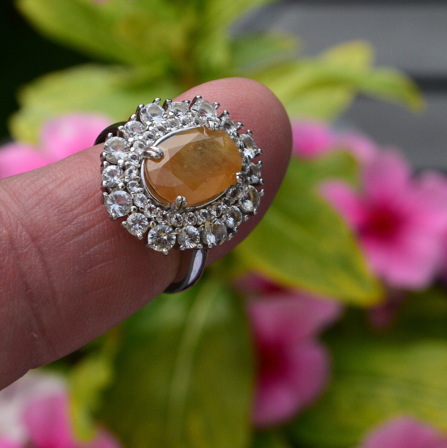 Genuine Earth Mined Sapphire Ring, Size 7.  5.1cwt. 11.5x8x5.5mm . September Birthday. See Video