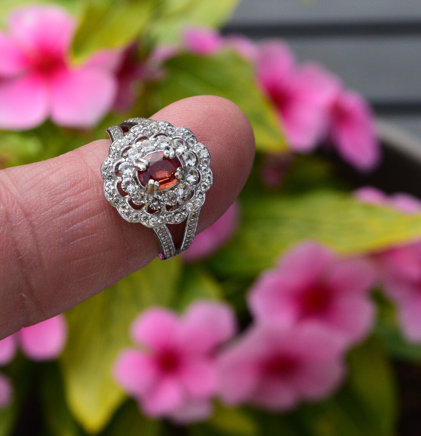 Genuine Earth Mined Sapphire Ring, Size 7.  .7cwt.6.2x5x2.1mm . September Birthday. See Video