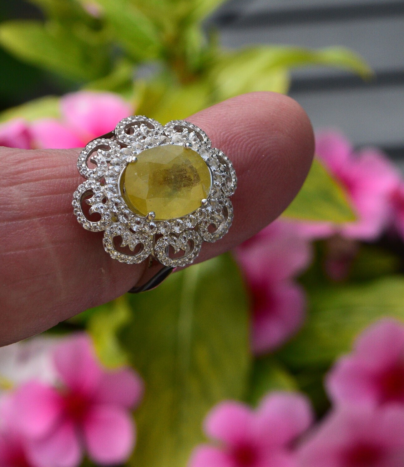 Genuine Earth Mined Sapphire Ring, Size 9.  5.75cwt.  12.2x9.6x5.7mm . September Birthday.