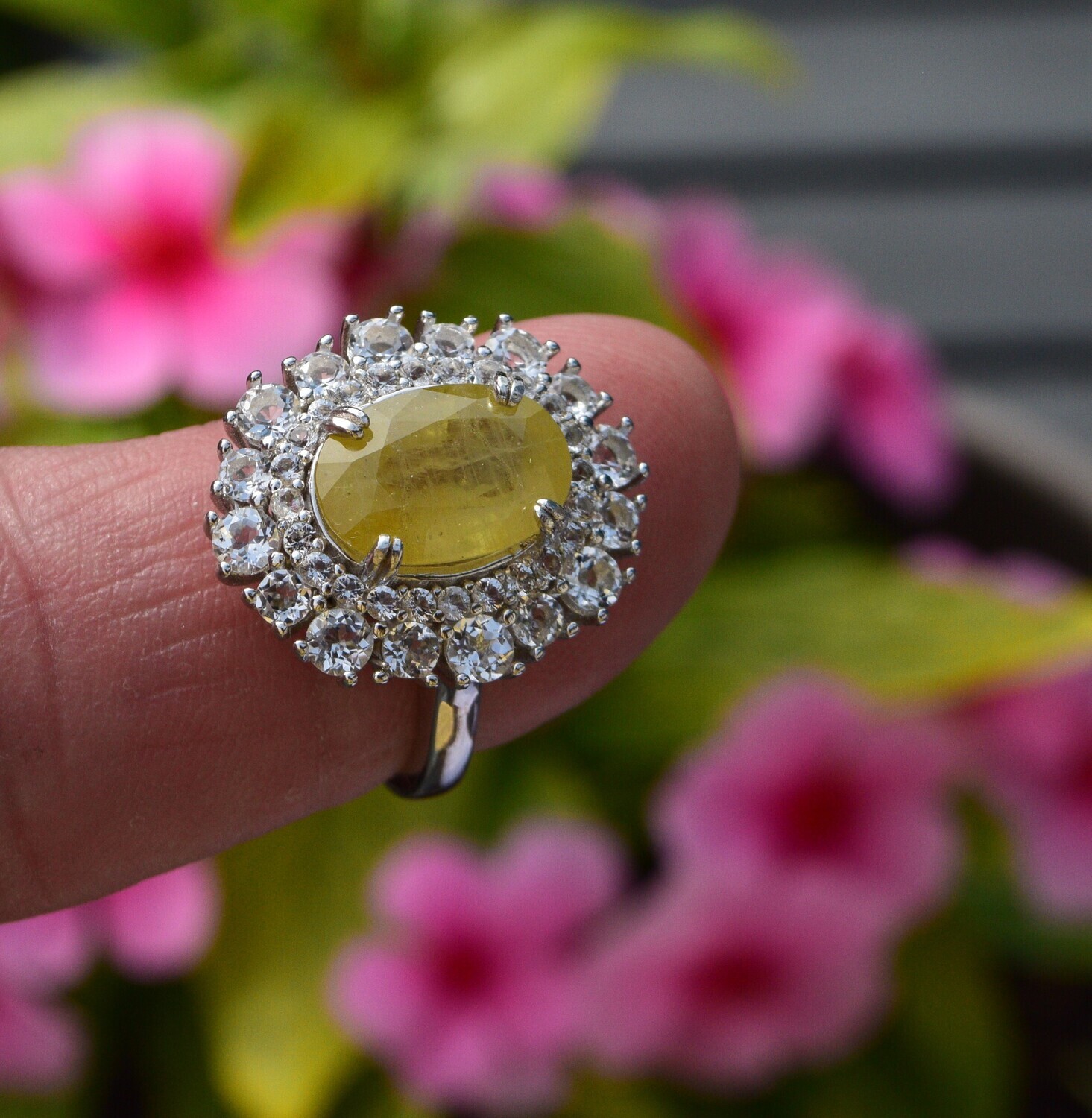 Genuine Earth Mined Sapphire Ring, Size 7.  4.95cwt.  11.8x8.2mm . September Birthday. See Video