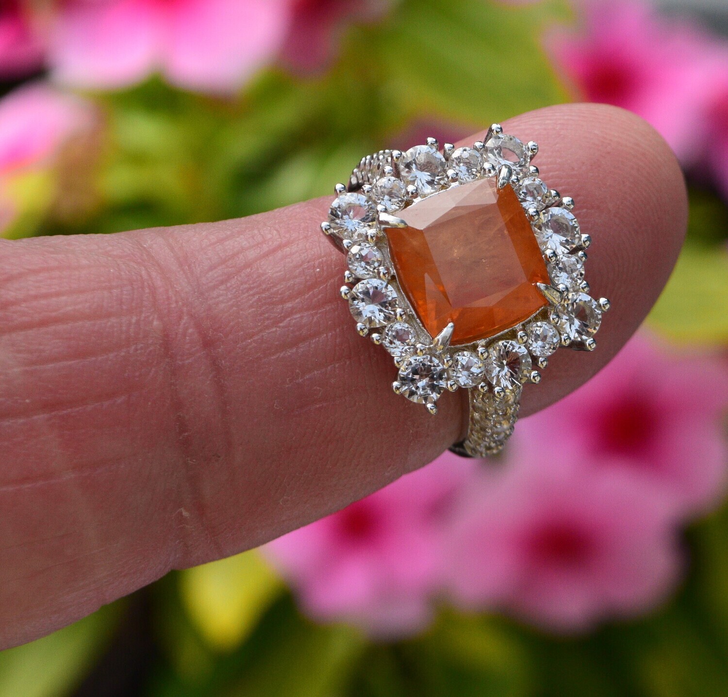 Genuine Earth Mined Sapphire Ring, Size 7. 4.85cwt. 9x8.8mm . September Birthday. See Video