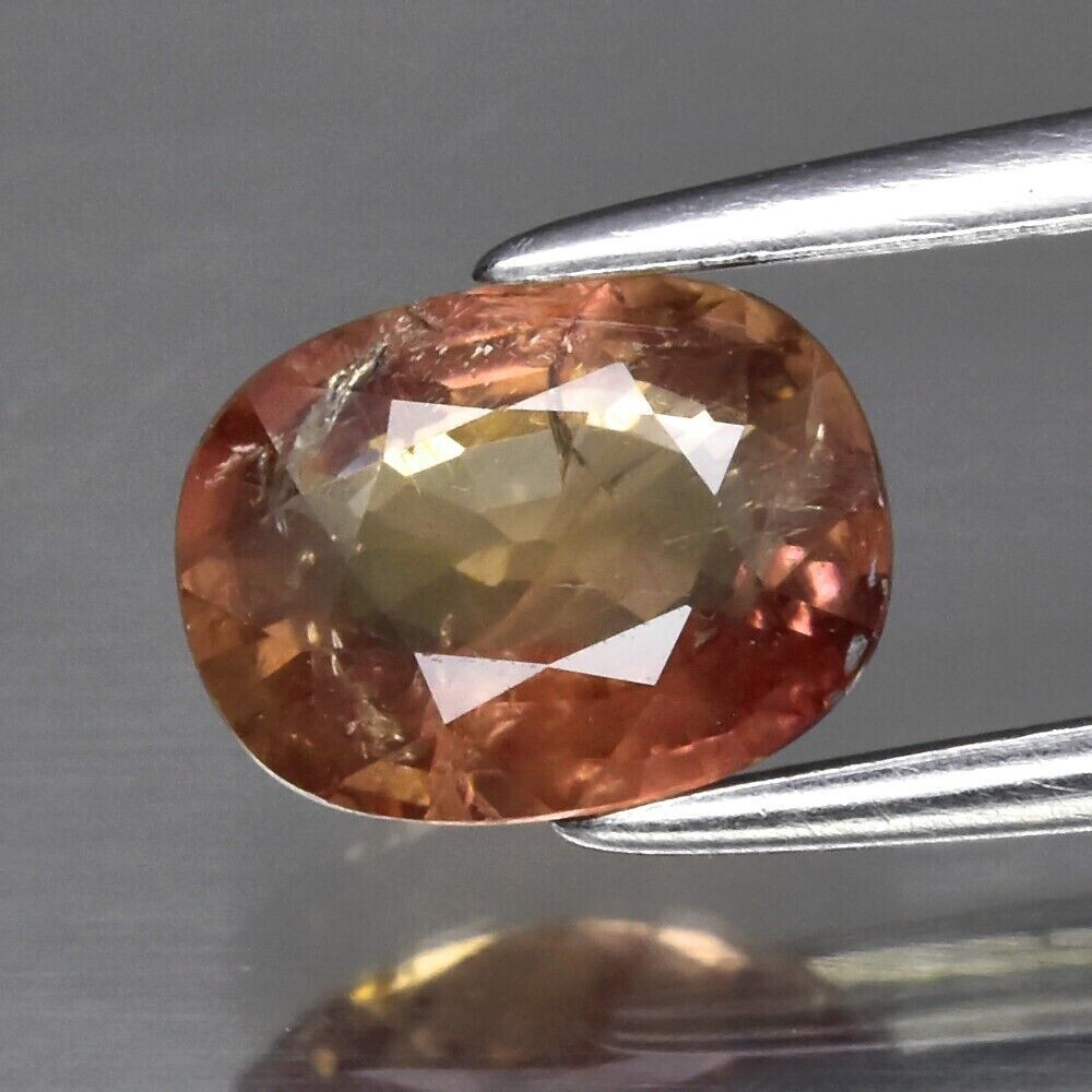 Sapphire, Orange.  Approx.  1.cwt.  Natural Earth Mined. 7x5.2x2.9mm. See Video