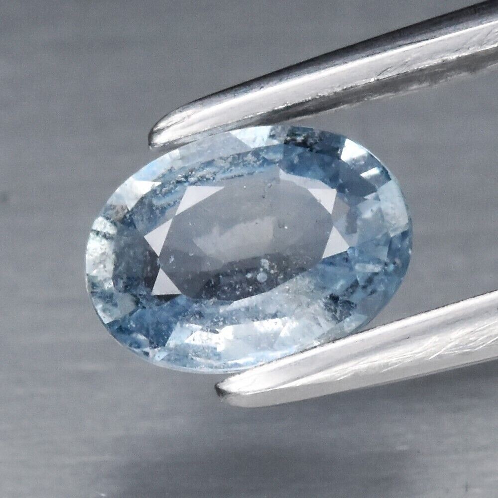 Sapphire, Blue.  Approx.  .8cwt.  Natural Earth Mined. 6.7x5x2.5mm. See Video