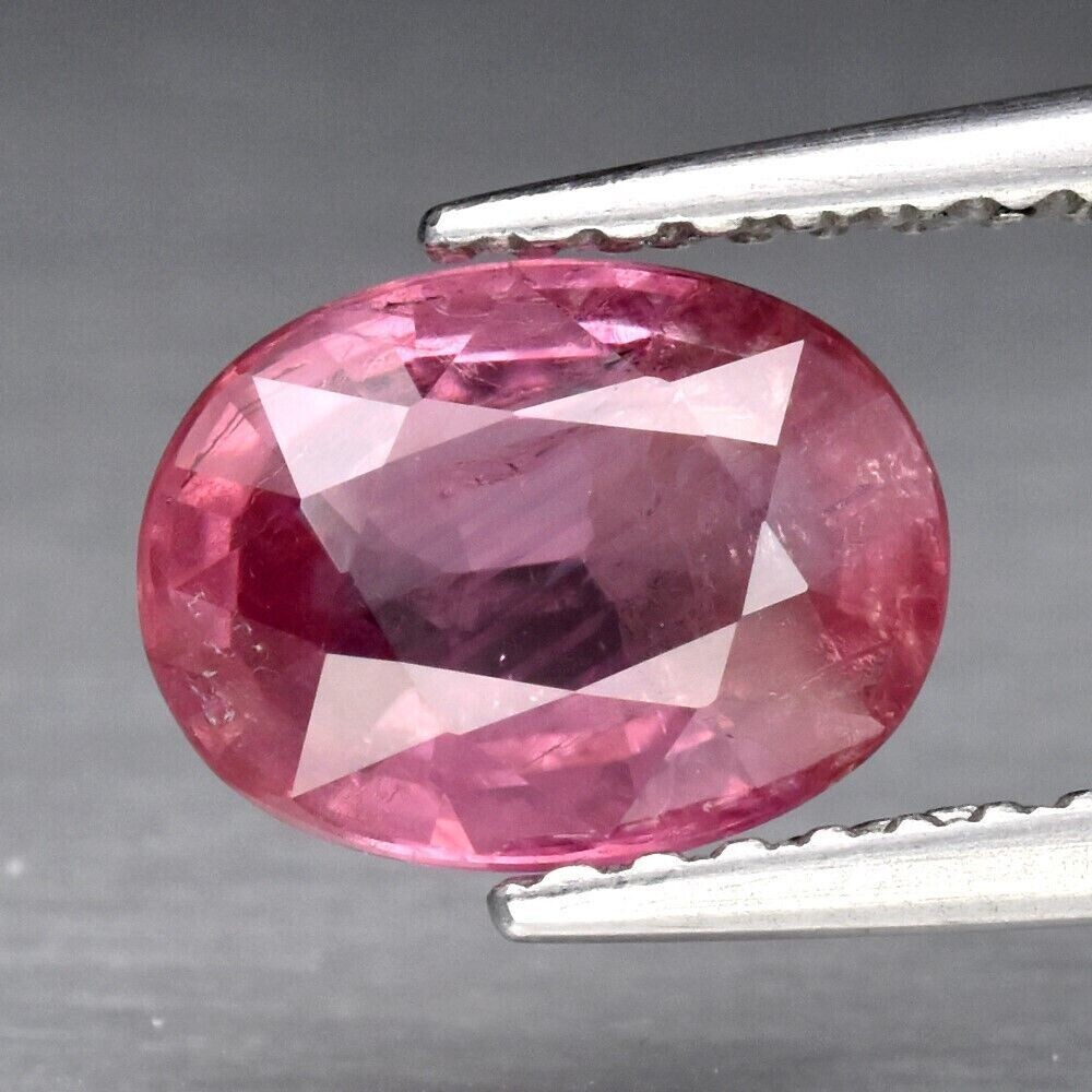 Sapphire, Pink. Approx.  1.6cwt.  Natural Earth Mined 8x6x3.5mm .See Video