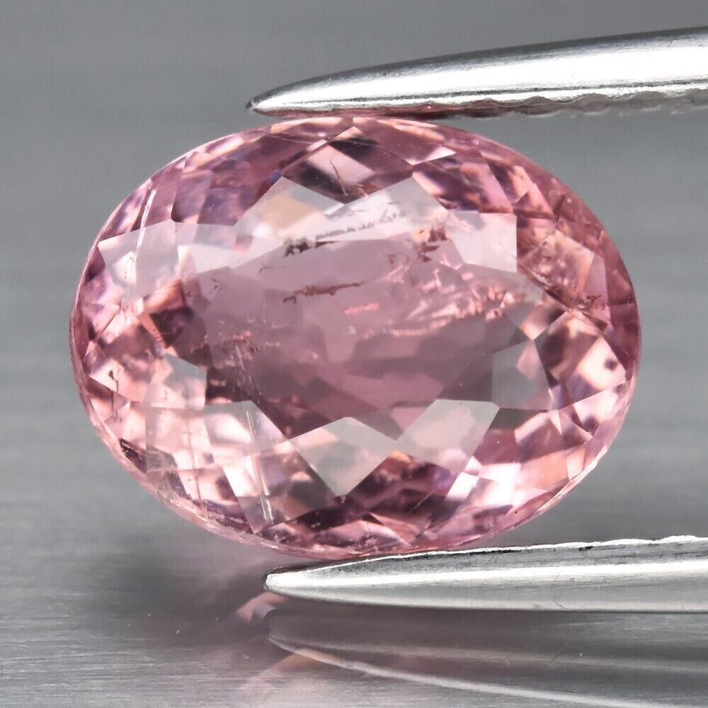 Tourmaline. Pink.  Approx.  2.2cwt.  Natural Earth Mined. 9x7x4.7mm. See Video