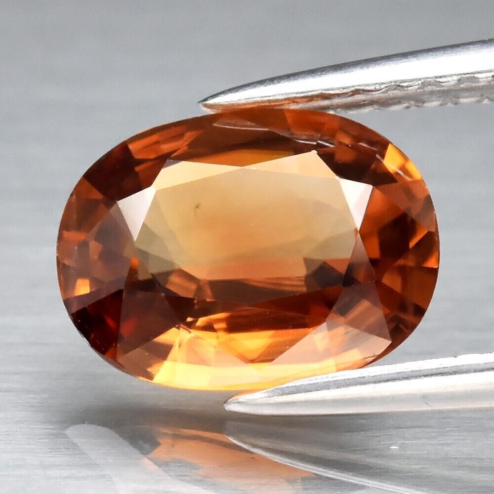 Earth Mined Zircon. Approx. 2.cwt.  8.8x6.8x3mm. See Video