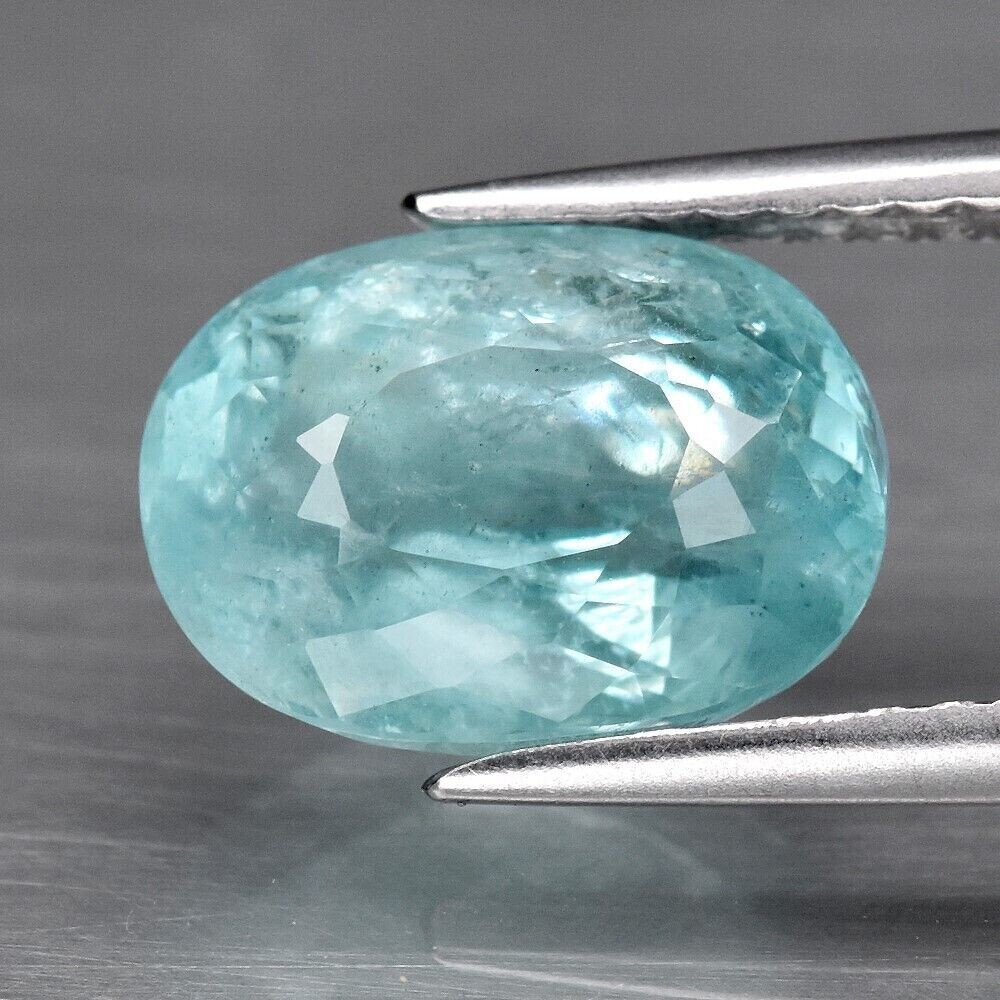 Aquamarine, Approx. 2.5cwt. Natural Earth Mined . 10x7.3x5.4 March Birthstone . See Video