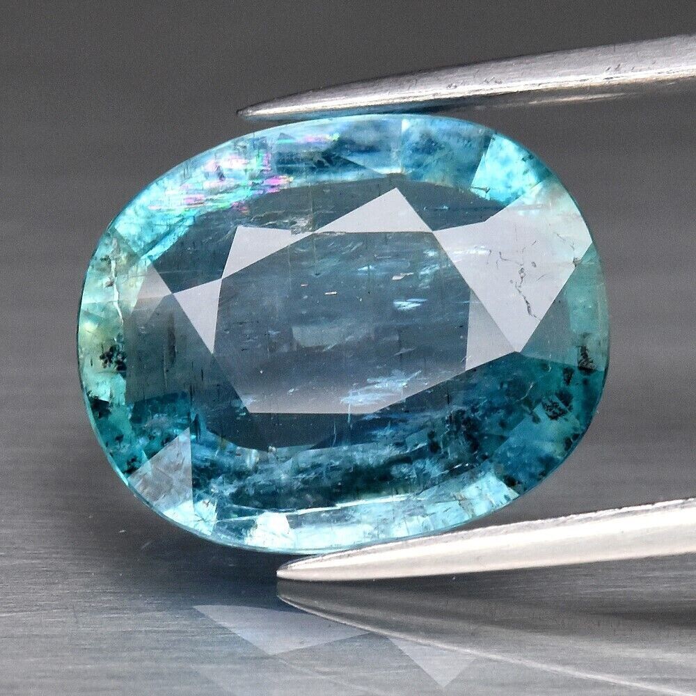 Aquamarine, Approx. 3.7cwt. Natural Earth Mined . Unheated, Untreated.  10.8x8.8x5.6 mm March Birthstone . See Video