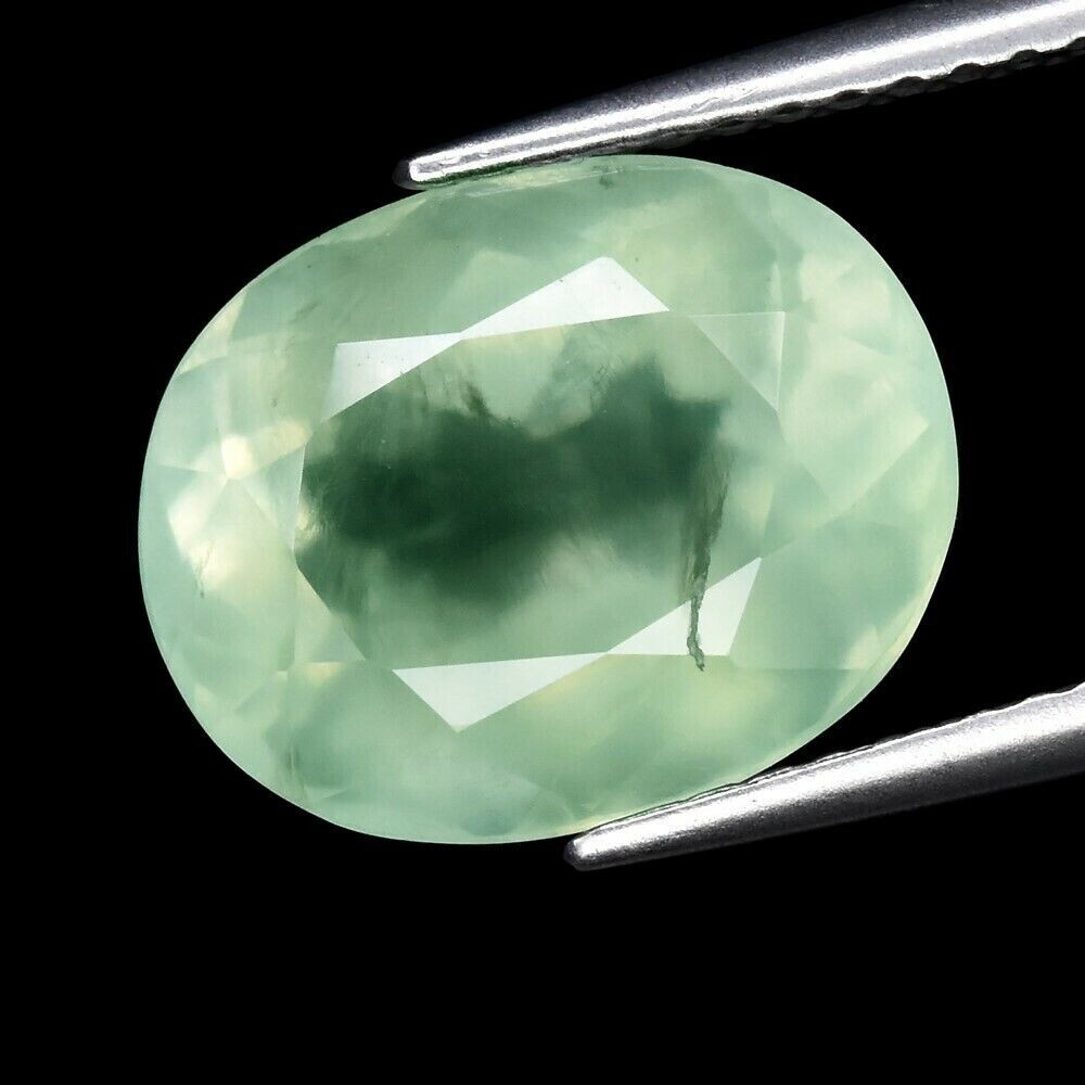 Prehnite. Approx.  5cwt. Natural Earth Mined . 11.8x9.5x6.8mm. See Video
