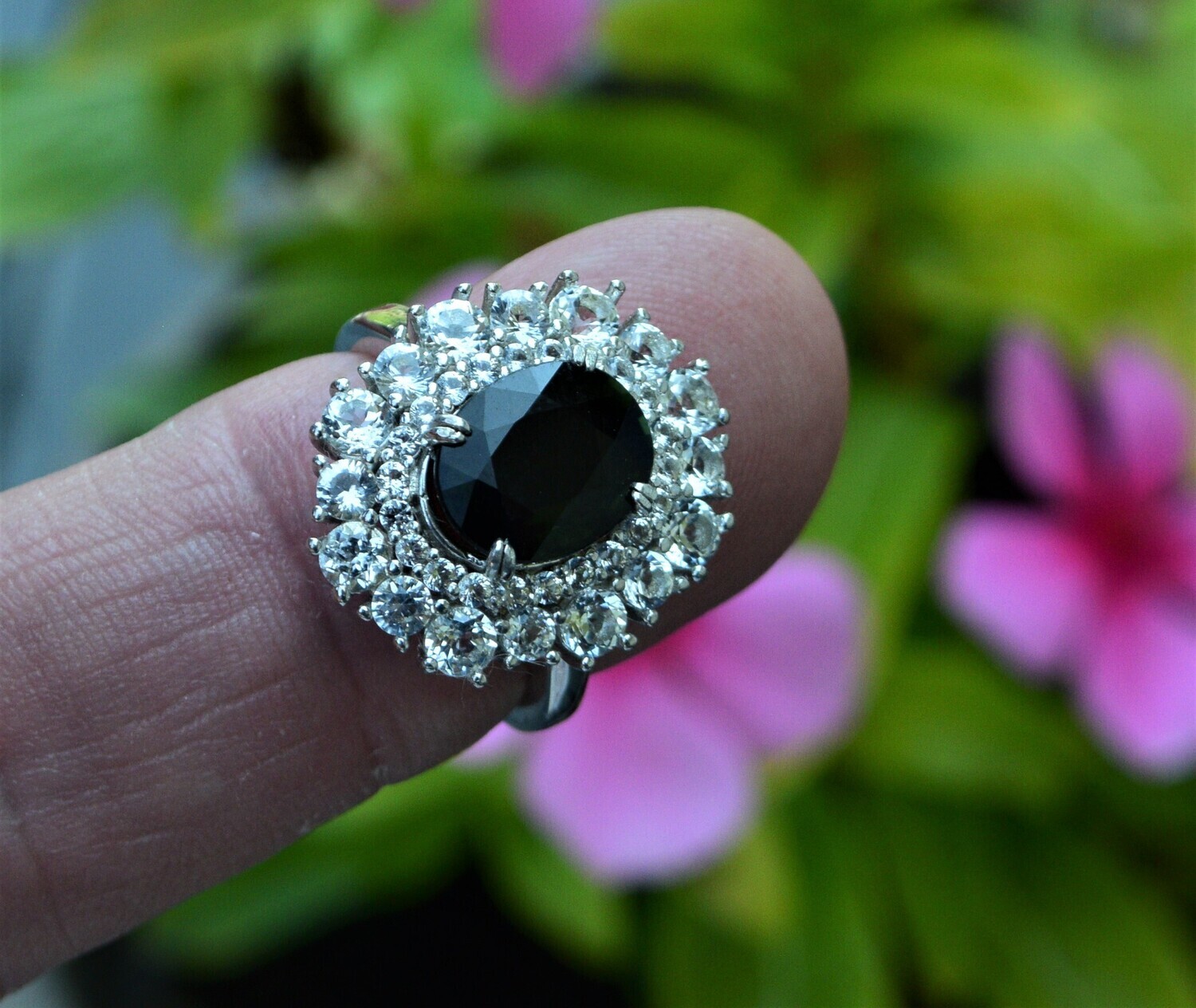 Tourmaline Ring, Size 8.  A 3 cwt.  Tourmaline. 10.5x8x6mm. October Birthday. See Video