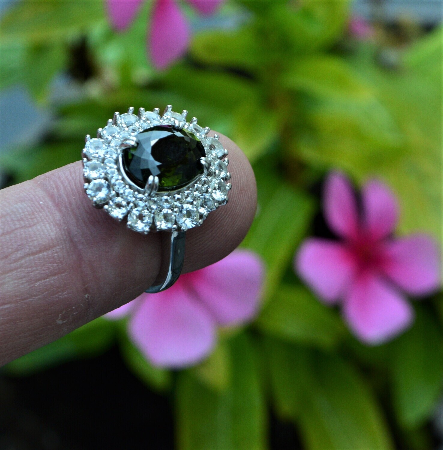 Tourmaline Ring, Size 7. A 3.8cwt. Tourmaline. 11.2x9mm. October Birthday. See Video