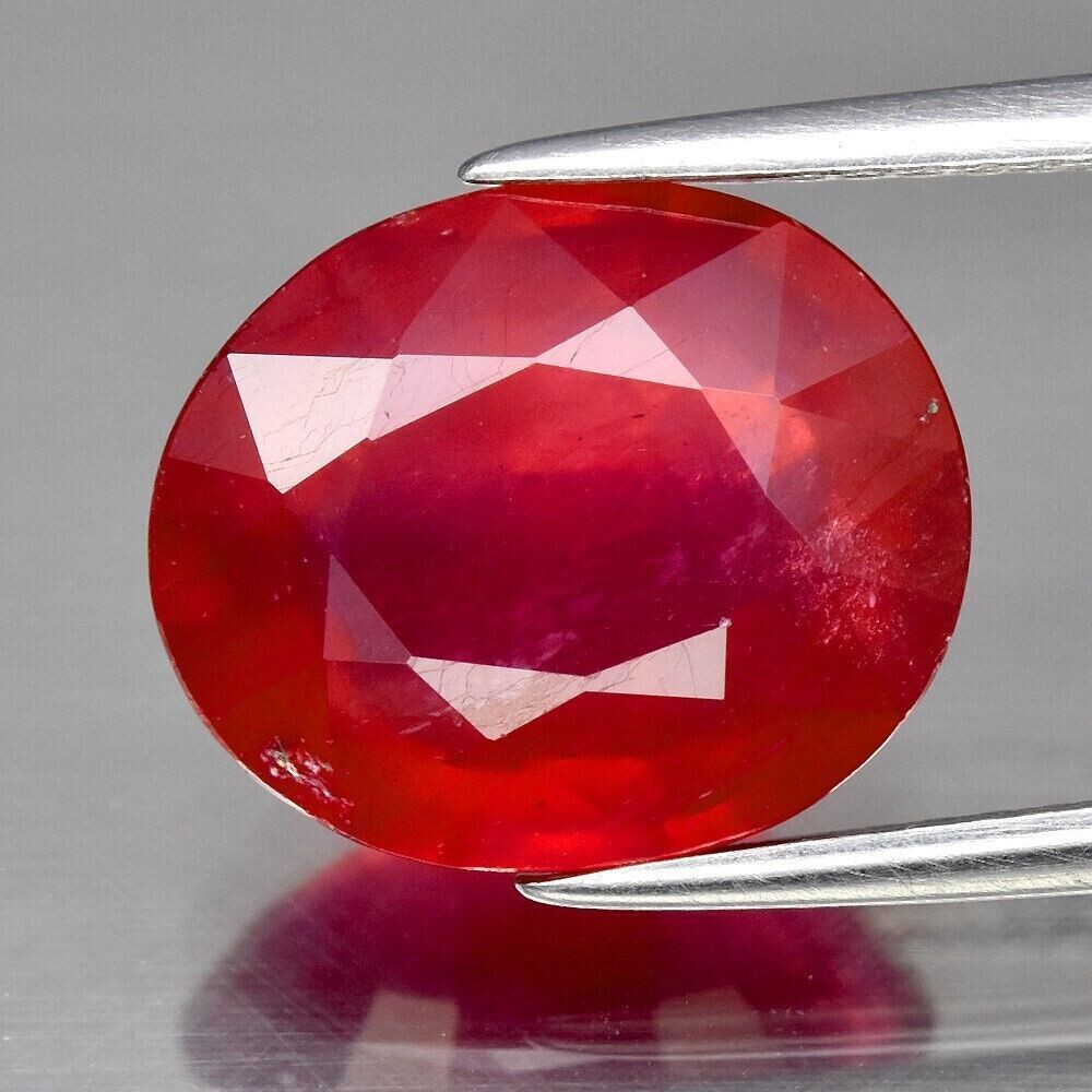Ruby.  Approx. 5.89. Master Valuer Appraised $1,590 11.8x10x5.6mm .July Birthday. See Important note.