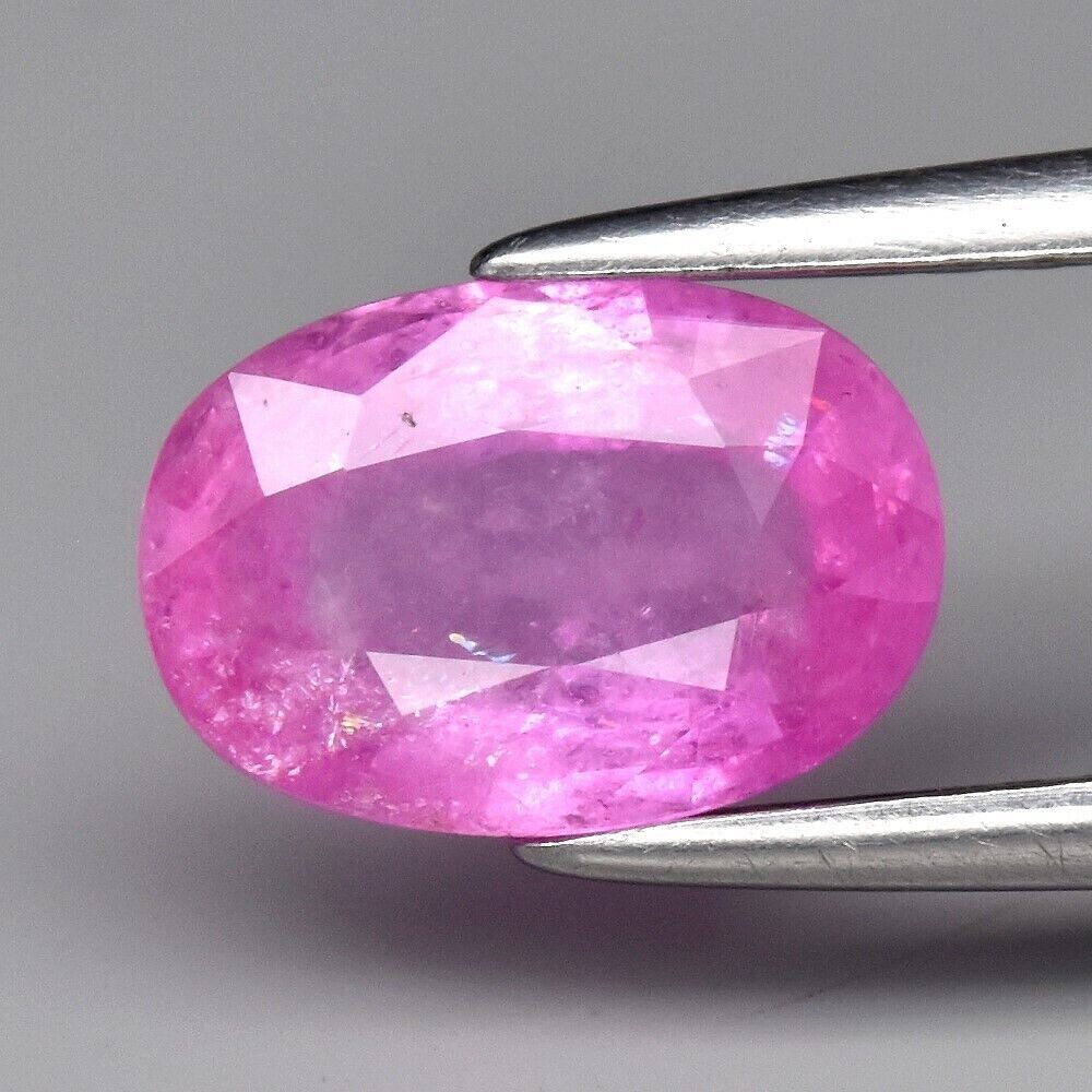 Sapphire, Pink. Approx. 1.4ct. 8.2x5.7x3.1mm .September Birthday.