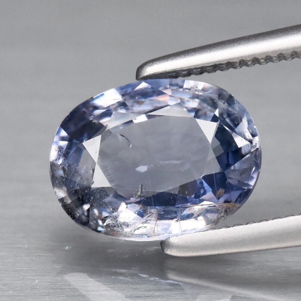Sapphire, Bluish Purple. Unheated. Approx. 1.6ct. 8x6.2x3.7mm .September Birthday. See Video