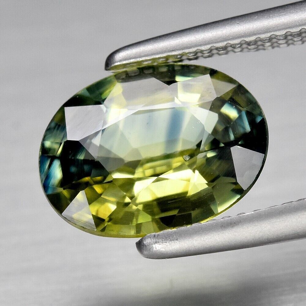 Sapphire, Blue Green Approx. 1.3ct. 7.7x6x3.3mm .September Birthday. See video