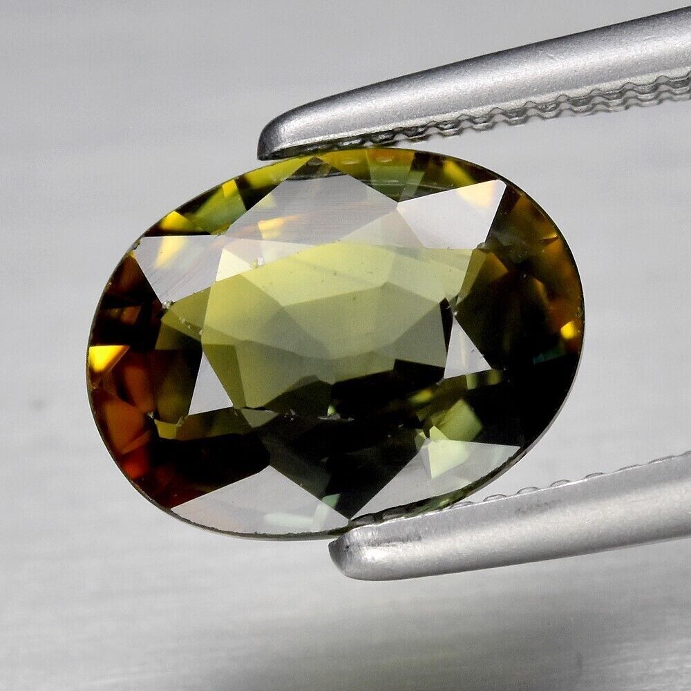 Sapphire, Yellow Green Approx. 1.25ct. 7.5x5.8x3.2mm .September Birthday. See Video