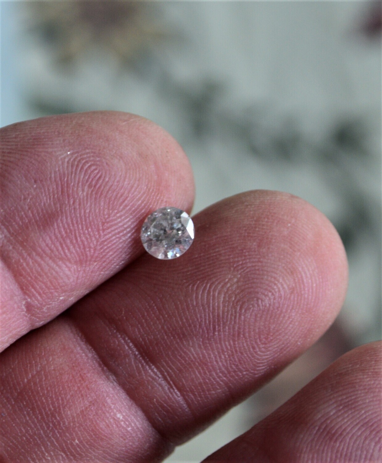 Earth Mined Diamond,  .88 carat. 6.14x6.10x3.69. See Video.  IGL Report $1,991 US!